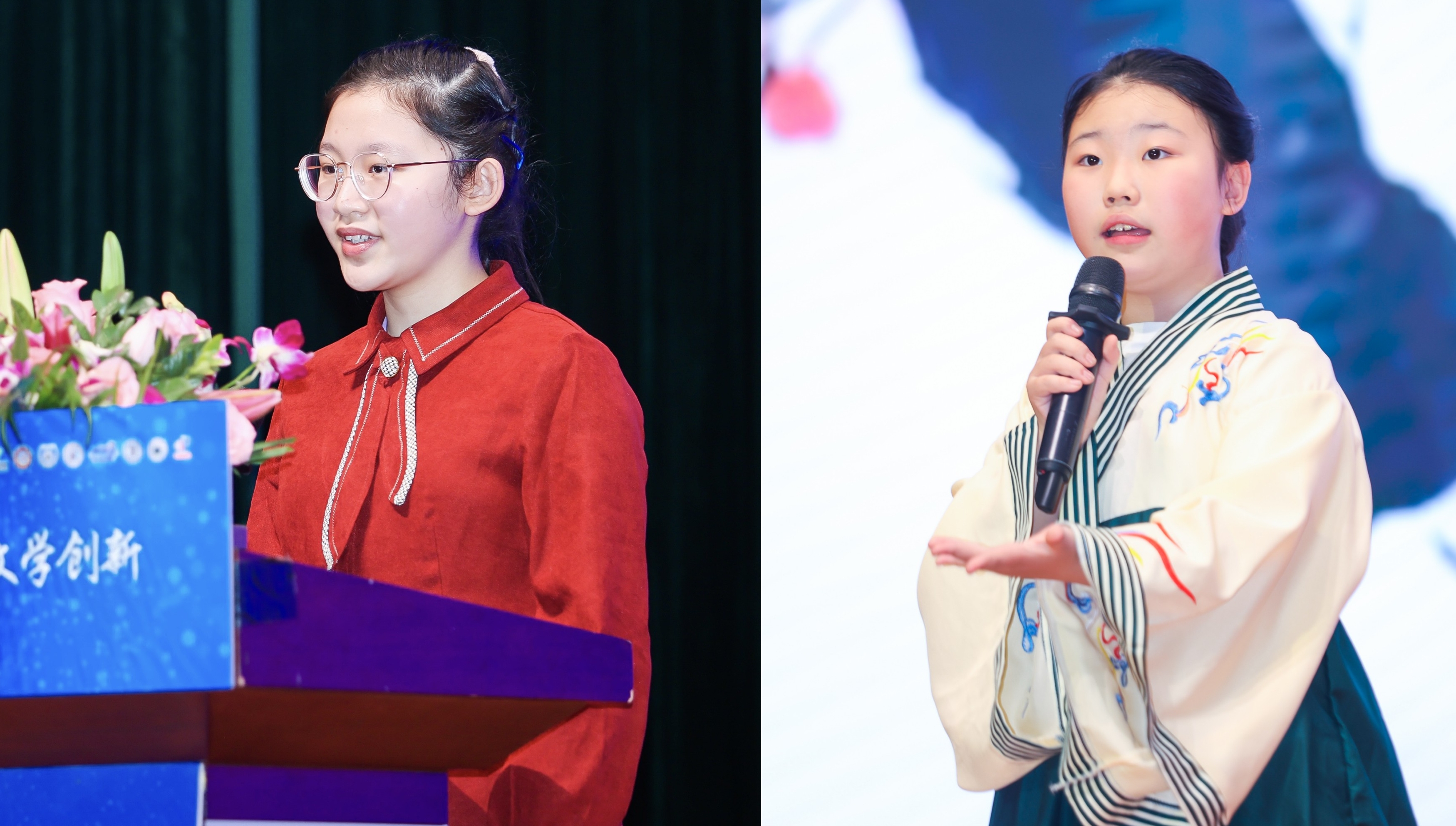 獲獎代表李睿頤、張文瑄帶來了精彩的表演